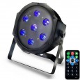 Foco PAR LED 28W DMX LUZ UV - ULTRAVIOLETA - con mando Area-led