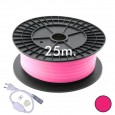 Neón LED CIRCULAR Flexible 220V Bobina 25m 16mm - 9,6W/m - Rosa Area-led