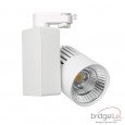 Foco LED 40W GRAZ Blanco BRIDGELUX Chip para Carril Monofásico 100º CRI +90 Area-led