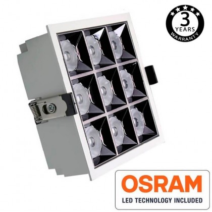 Empotrable LED 40W OSRAM Chip PALACE 24º UGR17 140lm/W Area-led