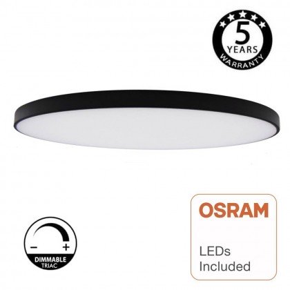 Plafón LED Superficie 24W OSRAM Chip - NARVIK - Negro Area-led