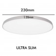 Plafón DIMABLE LED Superficie 24W OSRAM Chip - DRAMMEN - Plata Area-led