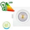 Empotrable LED 7W Cuadrado Blanco - CCT Area-led