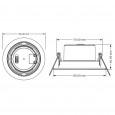 Empotrable LED 7W Cuadrado Blanco - CCT Area-led