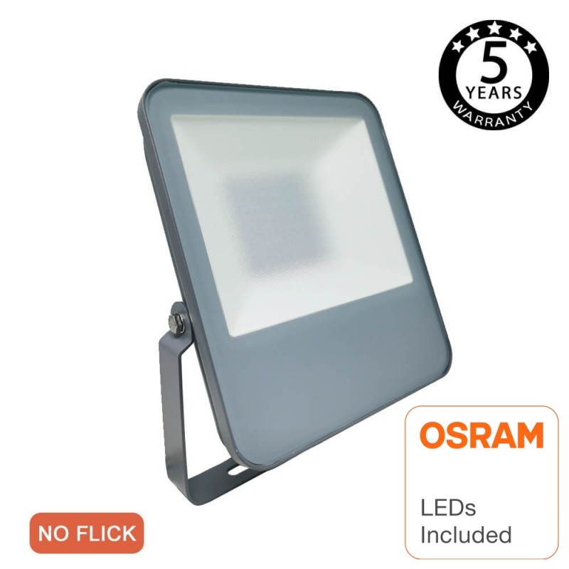 Foco proyector exterior solar profesional led 100w - osram chip - 5700k -  todo en uno - area-led - Iluminación LED