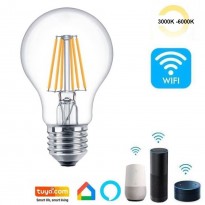 Lâmpada LED 7W SMART Wifi - CCT Filamento - A60 Regulável - E27Area-led - Eficiencia Y Ahorro Domotica
