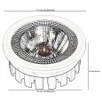 Lâmpada LED AR111 20W 60° CRI +90 - LUZ SELECIONÁVEL - CCT - Area-Led