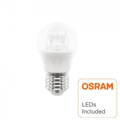 Bombilla LED con Lente 6W E27 G45 220º - OSRAM CHIP DURIS E 2835 Area-led