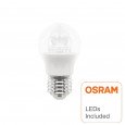 Bombilla LED con Lente 6W E27 G45 220º - OSRAM CHIP DURIS E 2835 Area-led