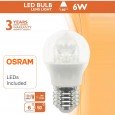 Bombilla LED con Lente 6W E27 G45 220º - OSRAM CHIP DURIS E 2835 Area-led