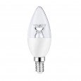 Bombilla LED Vela con Lente 6W E14 C37 180º - OSRAM CHIP DURIS E 2835 Area-led