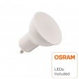 Dicroica LED 6W 120° GU10 - OSRAM CHIP DURIS E 2835 Area-led