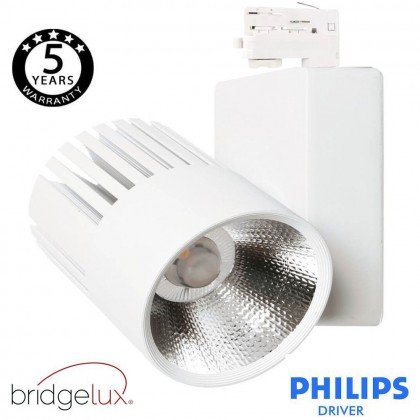 Foco LED 40W UPPSALA Blanco PHILIPS Driver Carril TRIFÁSICO CRI+92 Area-led