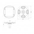 Farola Solar LED 100W Portatil SUNWAY + Soporte regulable altura con ruedas Area-led