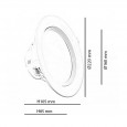 Downlight LED 24W 107º Area-led