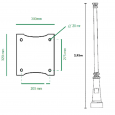 Columna F/Villa 3.20 Metros FRJ Area-led