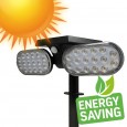 Pica Jardim LED Solar Luz Verde rotativo 180º Area-led