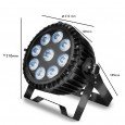 Foco Proyector Exterior LED 90W RGB+W DMX WATER Area-led