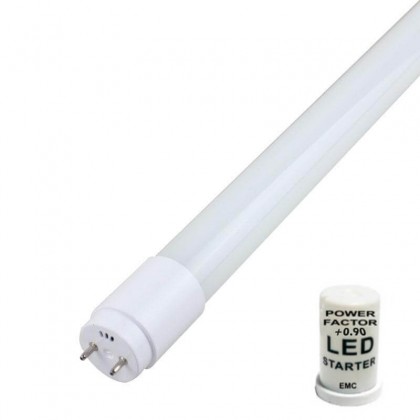 Tubo LED 9W Vidro PRO 300Âº 60cm